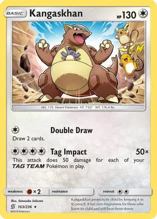 Kangaskhan (163/236) [Sun & Moon: Unified Minds] Pokémon