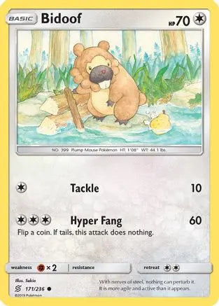 Bidoof (171/236) [Sun & Moon: Unified Minds] Pokémon