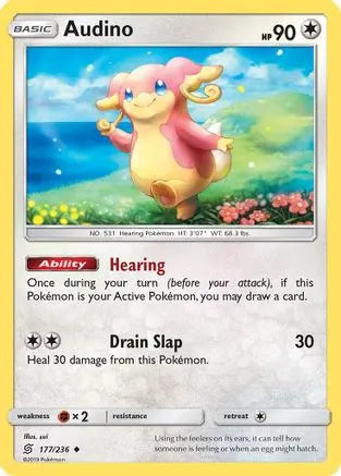 Audino (177/236) [Sun & Moon: Unified Minds] Pokémon