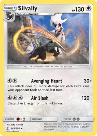Silvally (184/236) [Sun & Moon: Unified Minds] Pokémon