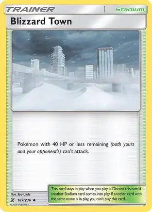 Blizzard Town (187/236) [Sun & Moon: Unified Minds] Pokémon