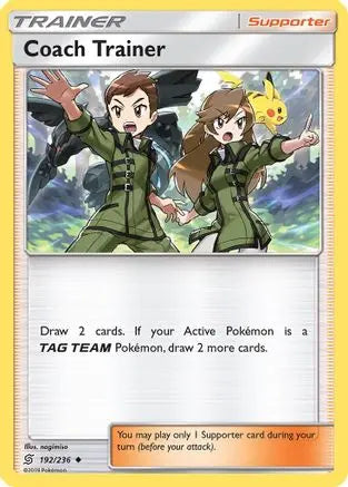 Coach Trainer (192/236) [Sun & Moon: Unified Minds] Pokémon
