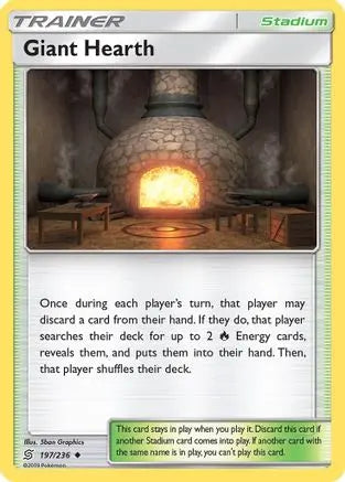 Giant Hearth (197/236) [Sun & Moon: Unified Minds] Pokémon