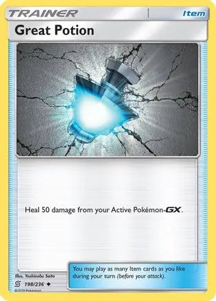 Great Potion (198/236) [Sun & Moon: Unified Minds] Pokémon