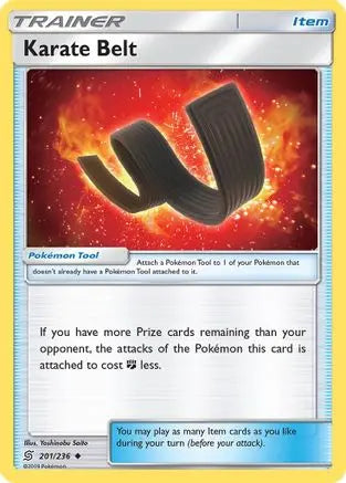Karate Belt (201/236) [Sun & Moon: Unified Minds] Pokémon