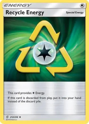 Recycle Energy (212/236) [Sun & Moon: Unified Minds] Pokémon