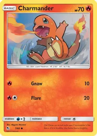 Charmander (7/68) [Sun & Moon: Hidden Fates] Pokémon