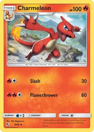 Charmeleon (8/68) [Sun & Moon: Hidden Fates] Pokémon