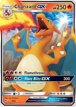 Charizard GX (9/68) [Sun & Moon: Hidden Fates] Pokémon