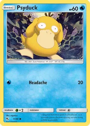Psyduck (11/68) [Sun & Moon: Hidden Fates] Pokémon