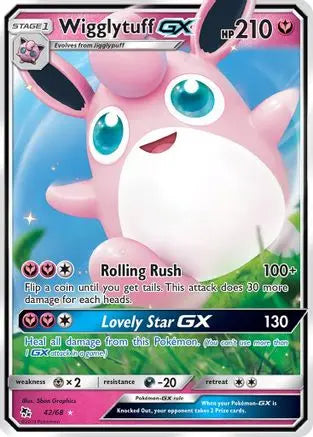 Wigglytuff GX (42/68) [Sun & Moon: Hidden Fates] Pokémon