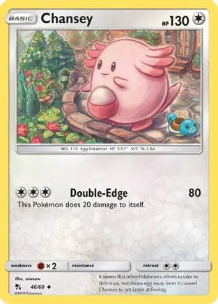 Chansey (46/68) [Sun & Moon: Hidden Fates] Pokémon