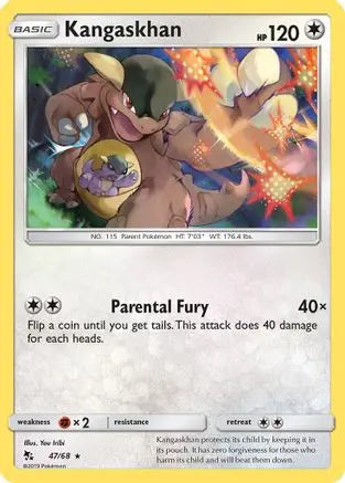 Kangaskhan (47/68) [Sun & Moon: Hidden Fates] Pokémon
