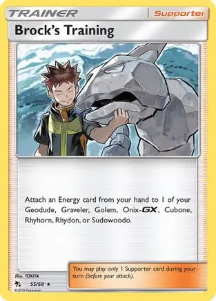 Brock's Training (55/68) [Sun & Moon: Hidden Fates] Pokémon