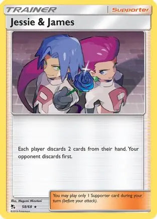 Jessie & James (58/68) [Sun & Moon: Hidden Fates] Pokémon