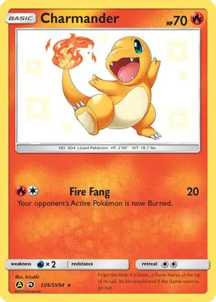 Charmander (SV6/SV94) [Sun & Moon: Hidden Fates - Shiny Vault] Pokémon