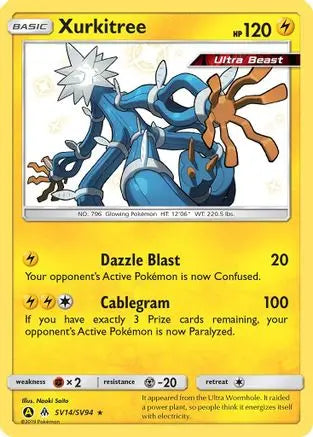 Xurkitree (SV14/SV94) [Sun & Moon: Hidden Fates - Shiny Vault] Pokémon