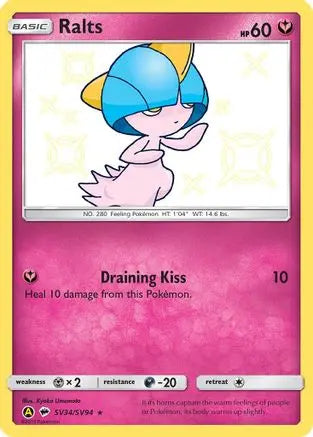 Ralts (SV34/SV94) [Sun & Moon: Hidden Fates - Shiny Vault] Pokémon