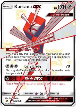 Kartana GX (SV73/SV94) [Sun & Moon: Hidden Fates - Shiny Vault] Pokémon