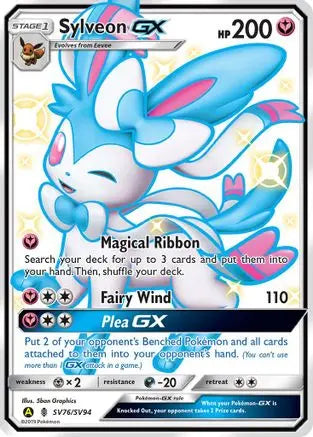 Sylveon GX (SV76/SV94) [Sun & Moon: Hidden Fates - Shiny Vault] Pokémon