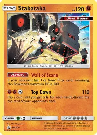 Stakataka (SM209) [Sun & Moon: Black Star Promos] Pokémon