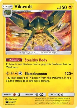 Vikavolt (SM208) [Sun & Moon: Black Star Promos] Pokémon