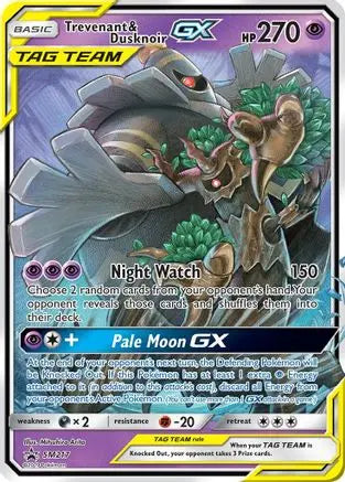 Trevenant & Dusknoir GX (SM217) [Sun & Moon: Black Star Promos] Pokémon