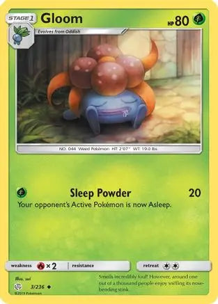 Gloom (3/236) [Sun & Moon: Cosmic Eclipse] Pokémon