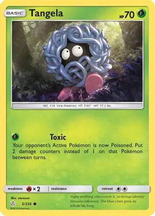 Tangela (5/236) [Sun & Moon: Cosmic Eclipse] Pokémon