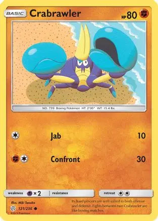 Crabrawler (121/236) [Sun & Moon: Cosmic Eclipse] Pokémon