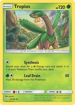 Tropius (12/236) [Sun & Moon: Cosmic Eclipse] Pokémon