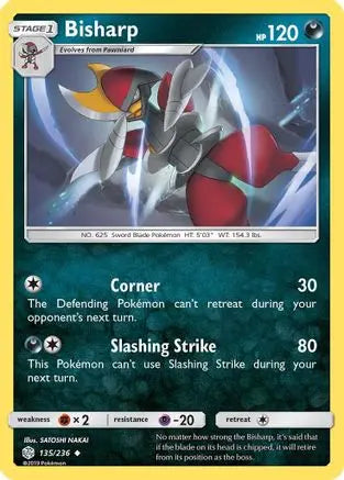 Bisharp (135/236) [Sun & Moon: Cosmic Eclipse] Pokémon