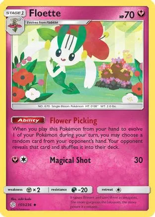 Floette (151/236) [Sun & Moon: Cosmic Eclipse] Pokémon