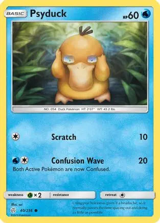 Psyduck (40/236) [Sun & Moon: Cosmic Eclipse] Pokémon
