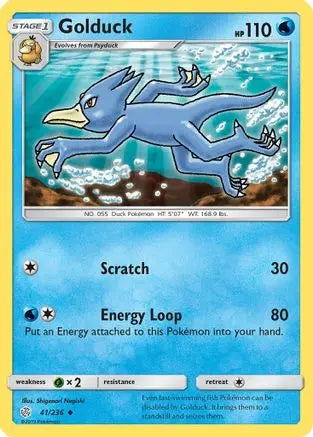 Golduck (41/236) [Sun & Moon: Cosmic Eclipse] Pokémon