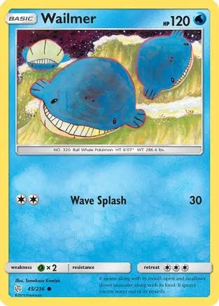 Wailmer (45/236) [Sun & Moon: Cosmic Eclipse] Pokémon