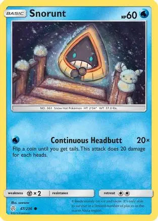 Snorunt (47/236) [Sun & Moon: Cosmic Eclipse] Pokémon