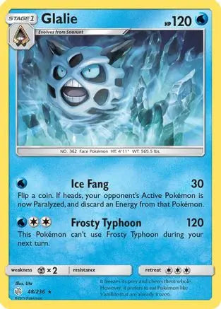 Glalie (48/236) [Sun & Moon: Cosmic Eclipse] Pokémon