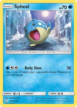 Spheal (50/236) [Sun & Moon: Cosmic Eclipse] Pokémon