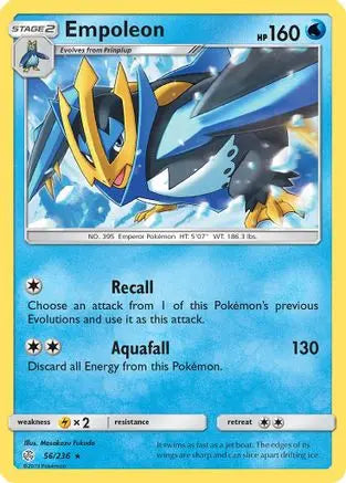 Empoleon (56/236) [Sun & Moon: Cosmic Eclipse] Pokémon