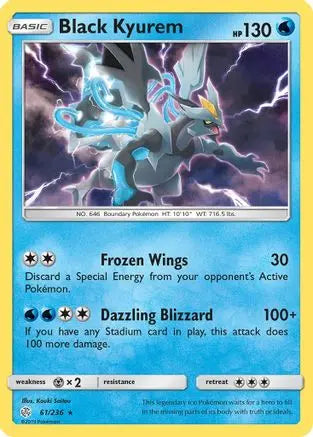 Black Kyurem (61/236) [Sun & Moon: Cosmic Eclipse] Pokémon