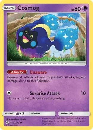 Cosmog (100/236) [Sun & Moon: Cosmic Eclipse] Pokémon