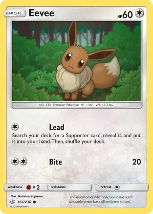 Eevee (166/236) [Sun & Moon: Cosmic Eclipse] Pokémon