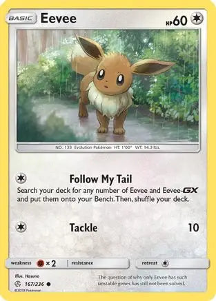 Eevee (167/236) [Sun & Moon: Cosmic Eclipse] Pokémon