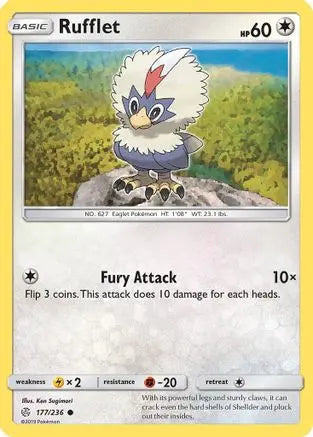 Rufflet (177/236) [Sun & Moon: Cosmic Eclipse] Pokémon