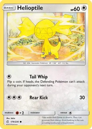 Helioptile (179/236) [Sun & Moon: Cosmic Eclipse] Pokémon