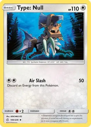 Type: Null (183/236) [Sun & Moon: Cosmic Eclipse] Pokémon