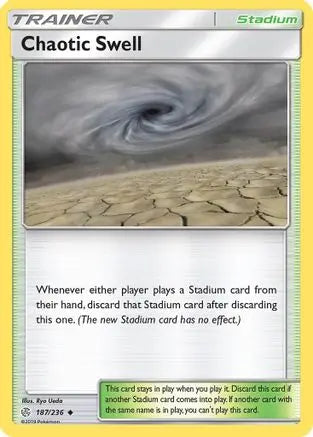 Chaotic Swell (187/236) [Sun & Moon: Cosmic Eclipse] Pokémon