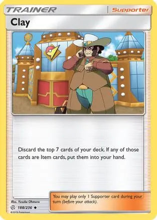 Clay (188/236) [Sun & Moon: Cosmic Eclipse] Pokémon