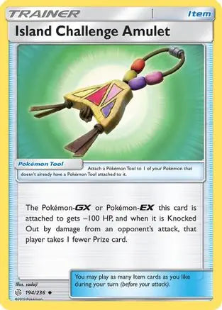 Island Challenge Amulet (194/236) [Sun & Moon: Cosmic Eclipse] Pokémon